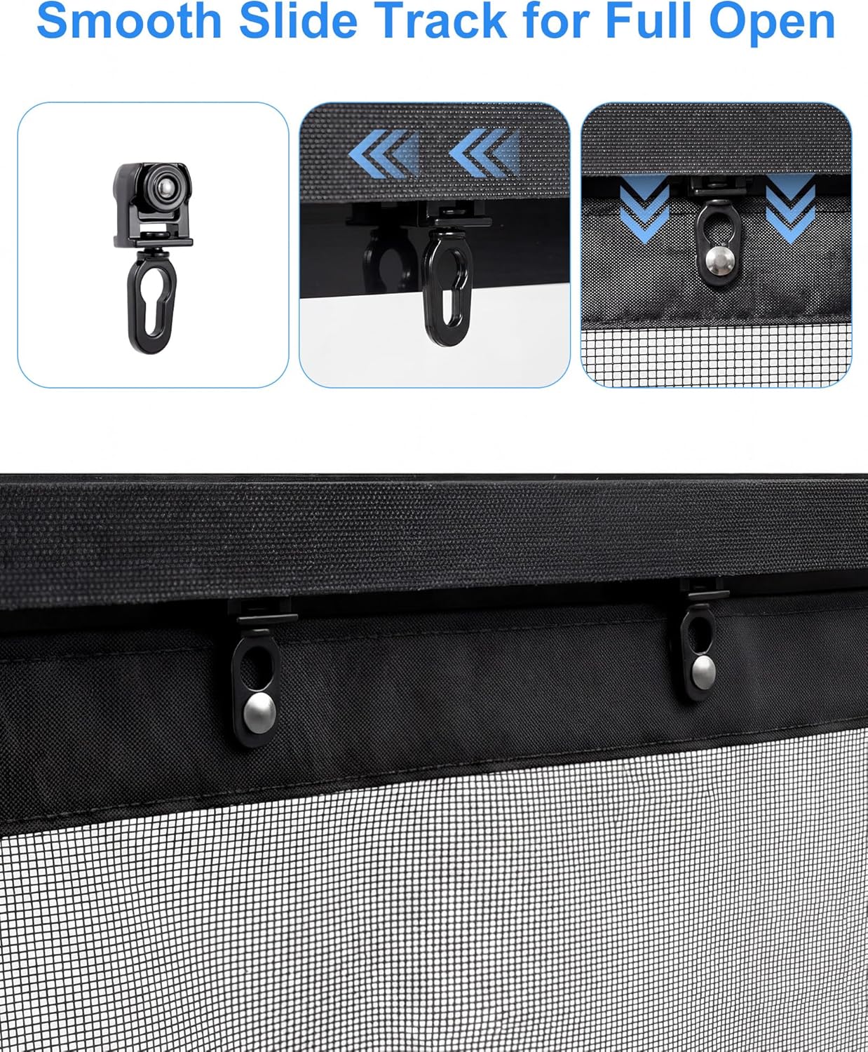 Fillis Garage Door Screen – Blackout Privacy Panel, Scratch-Resistant PET Mesh
